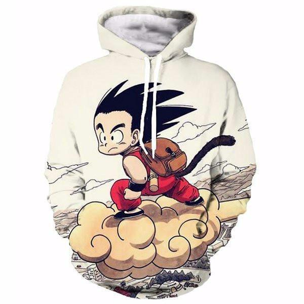 Dragon Ball Z Hooded Sweatshirts Kid Goku