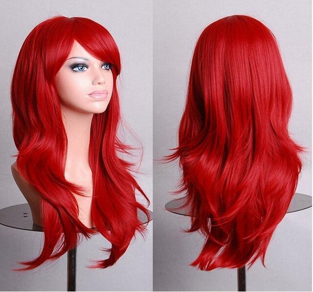 Anime Girl Curly Cosplay Wig 70cm