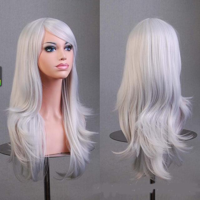 Anime Girl Curly Cosplay Wig 70cm