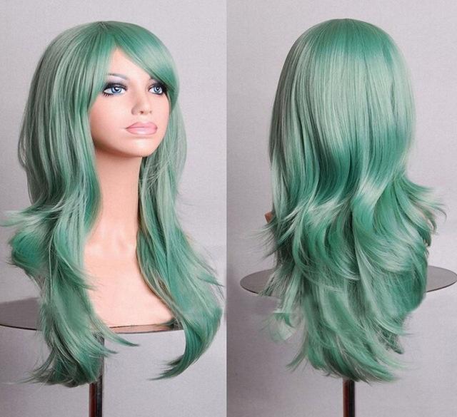 Anime Girl Curly Cosplay Wig 70cm