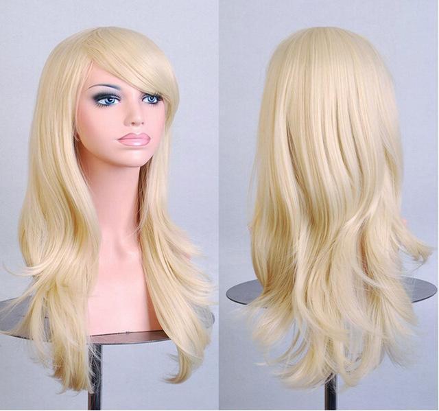 Anime Girl Curly Cosplay Wig 70cm