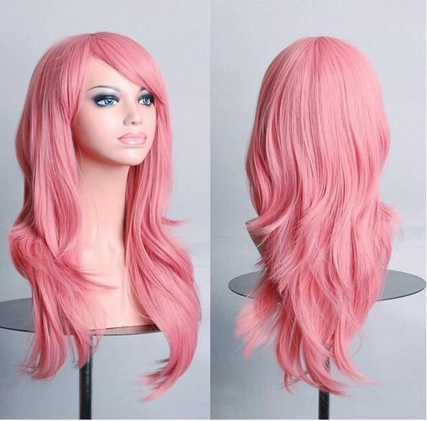 Anime Girl Curly Cosplay Wig 70cm