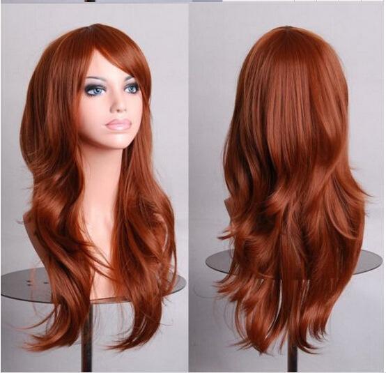 Anime Girl Curly Cosplay Wig 70cm