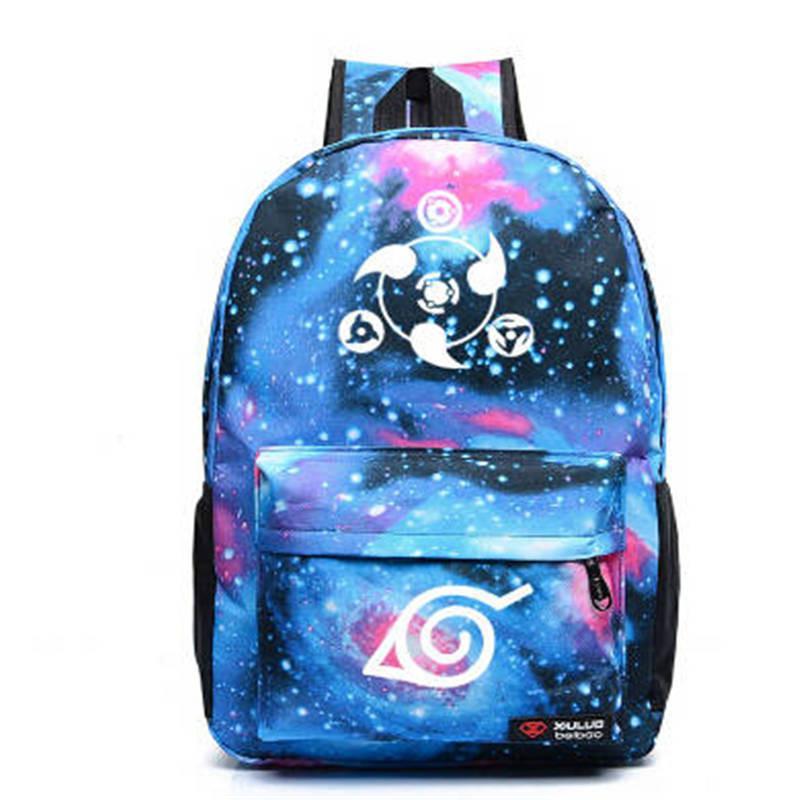 Naruto Backpack Hokage School Travel laptop Bag