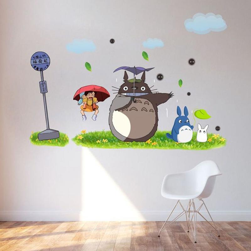 Totoro Wallpaper / Wall Stickers for Kids Room