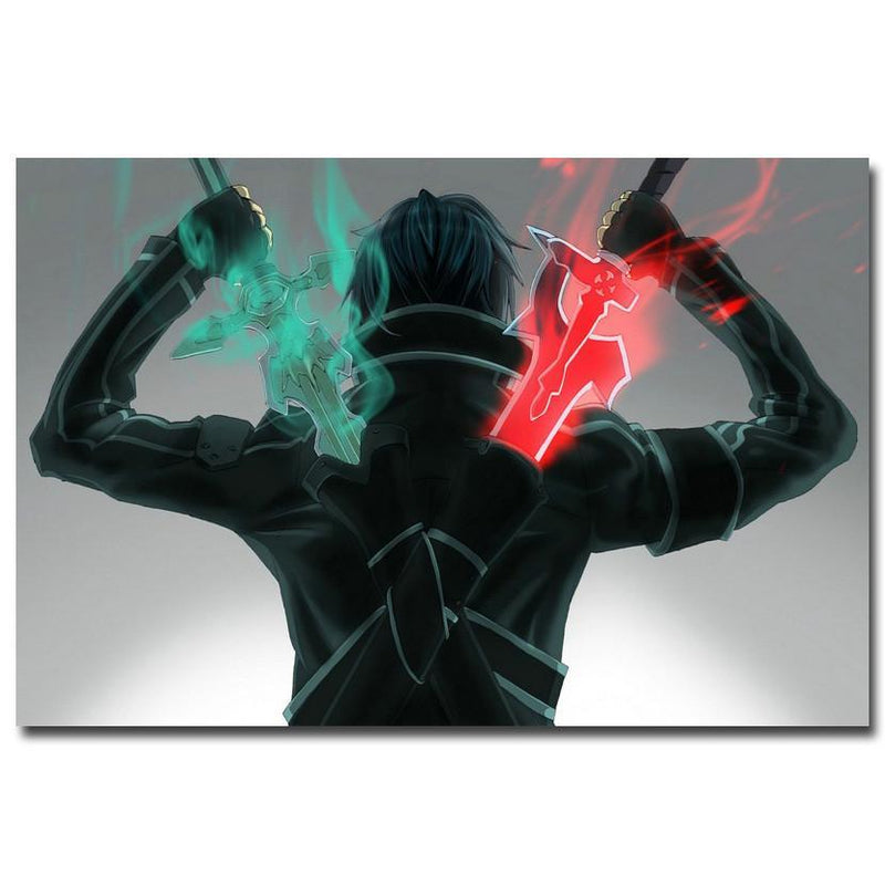 Sword Art Online Poster Kirito Sword Stance