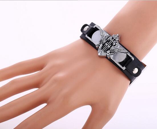 Black Butler Leather Bracelet