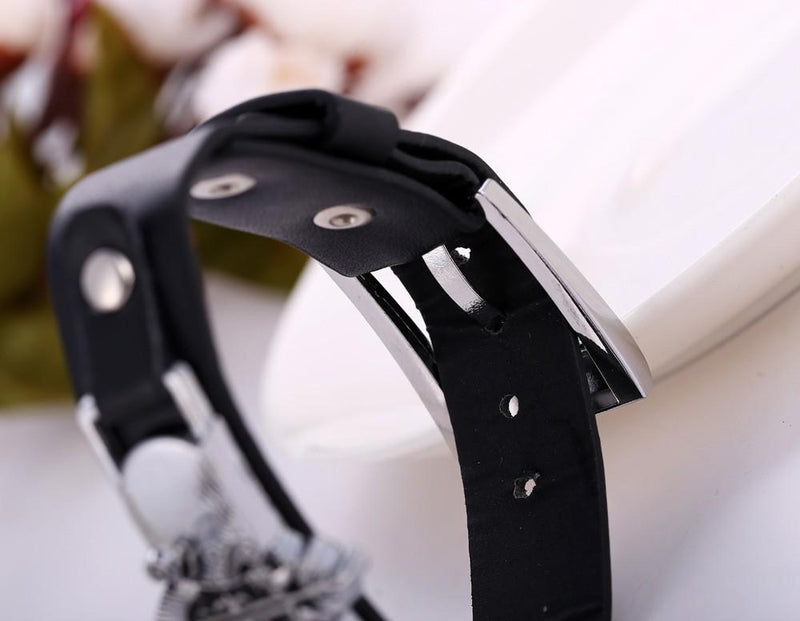Black Butler Leather Bracelet