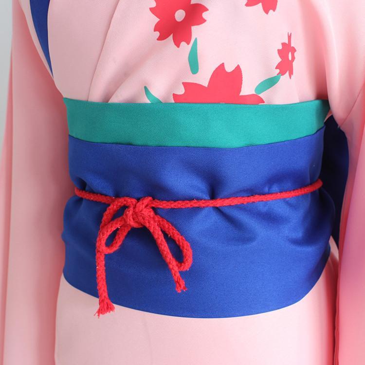 Gintama Cosplay - Shimura Tae (Kimono + Girdle + Lumbar Pad +  Waist Rope)
