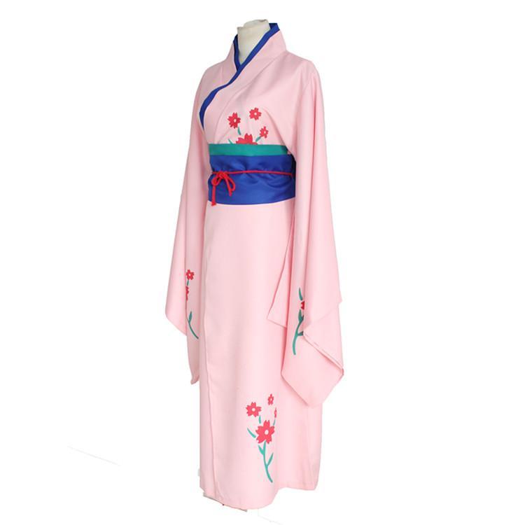 Gintama Cosplay - Shimura Tae (Kimono + Girdle + Lumbar Pad +  Waist Rope)